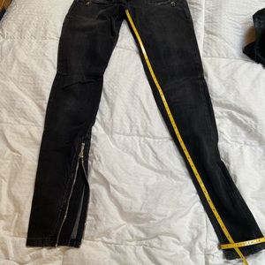 Pierre Balmain black jeans size 38
